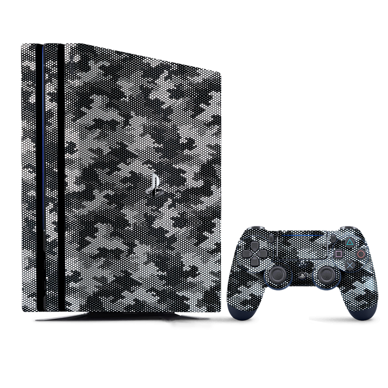 Grey Army Camouflage PlayStation 4 |PS4 Pro Skin