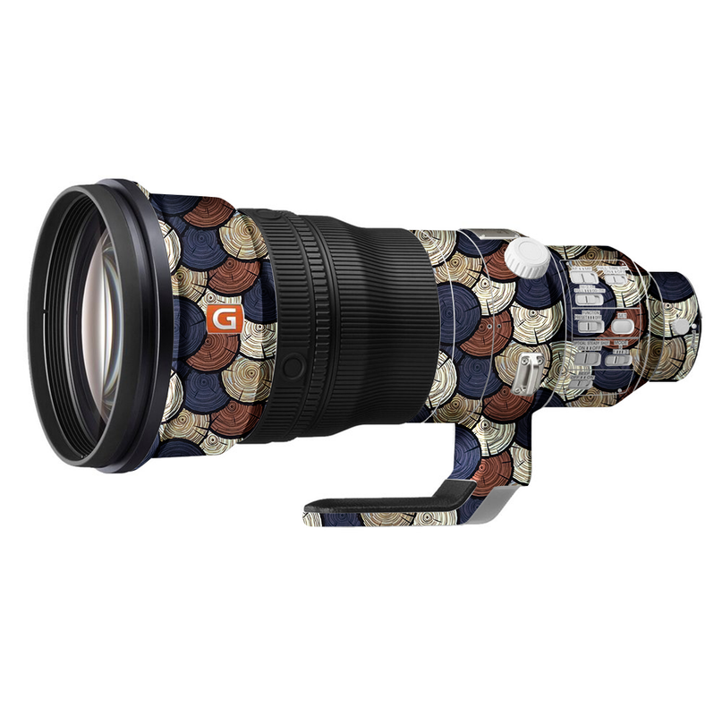 Wood Graphics Camera Lens Skin