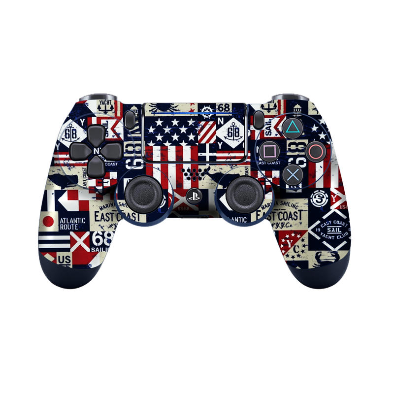 Abstract USA Flag Controller Skin
