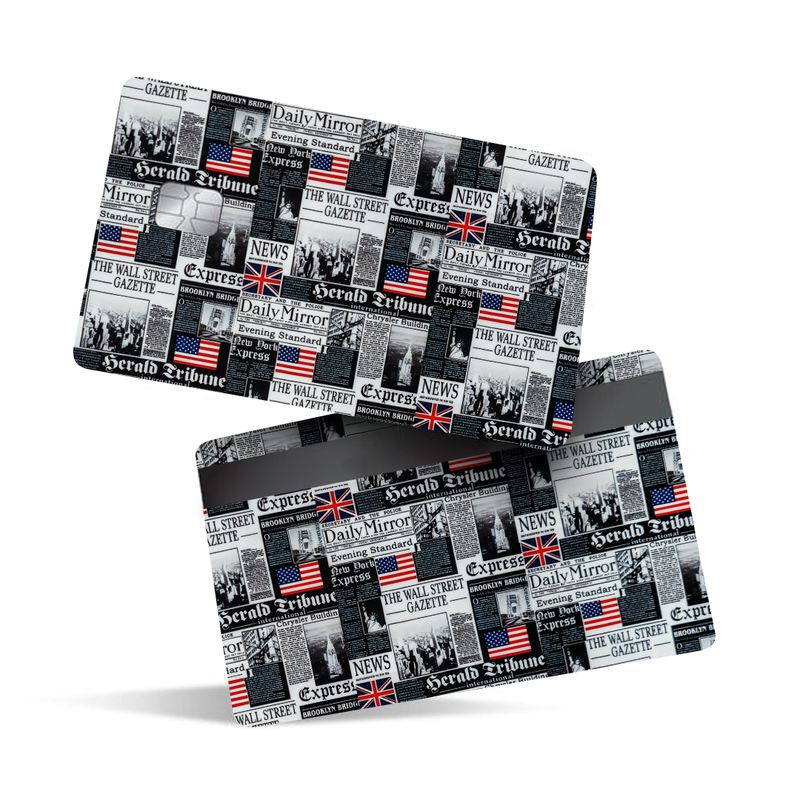 USA Flag Pattern Debit Card Skins & Credit Card Wrap