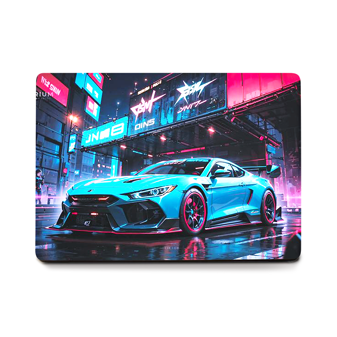 Blue care race Laptop skin