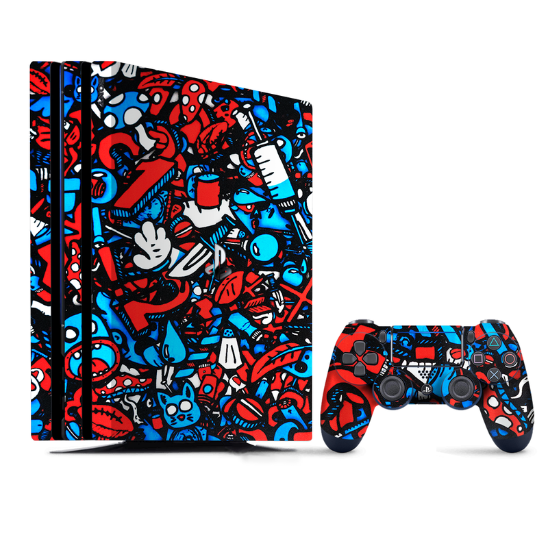 Cartoon Doodles PlayStation 4 |PS4 Pro Skin