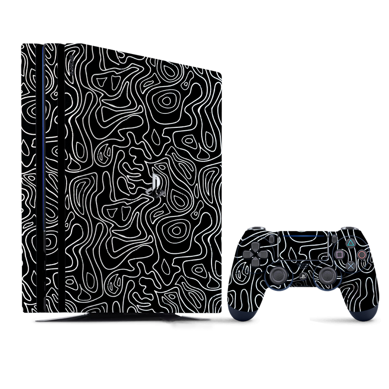 Black Doodles PlayStation 4 |PS4 Pro Skin