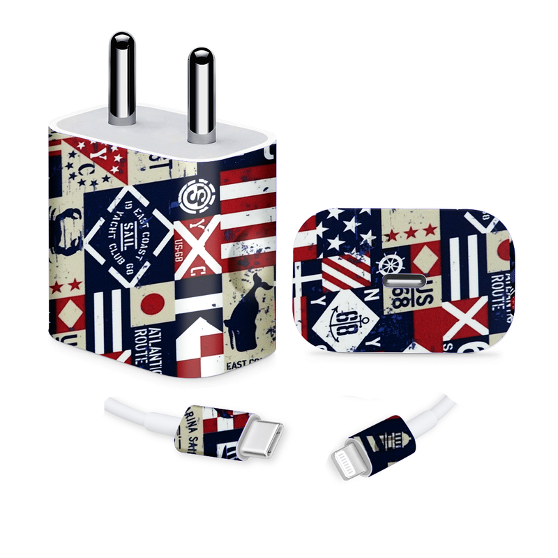 Combo Abstract USA Flag Skins