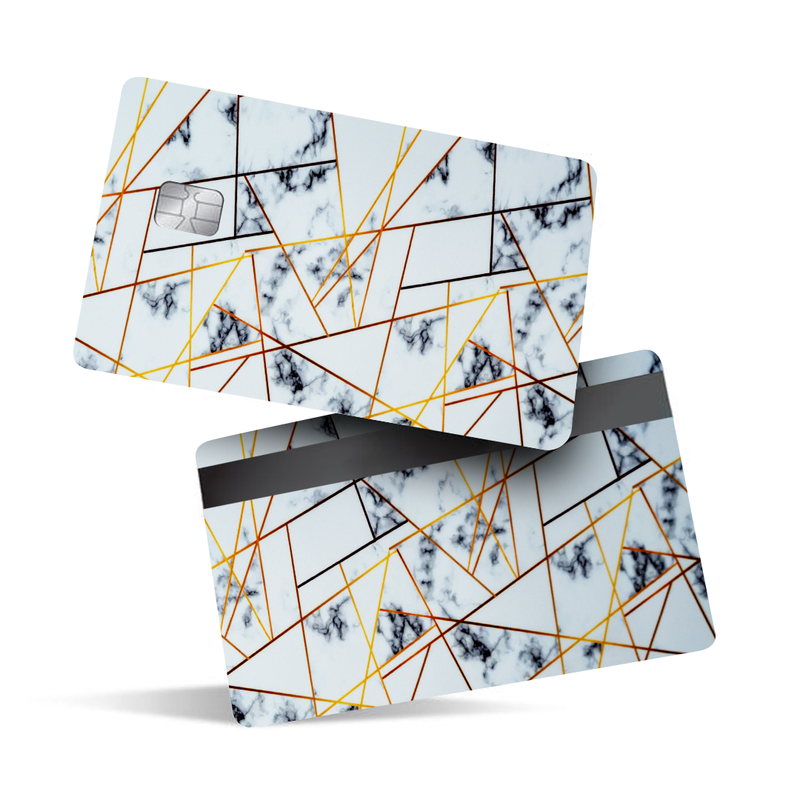 White Marble Pattern Debit Card Skins & Credit Card Wrap