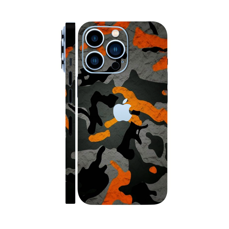 Orange Camouflage Mobile skin