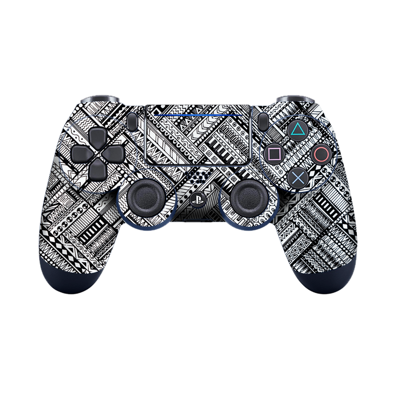 Black and White Mandala Controller Skin