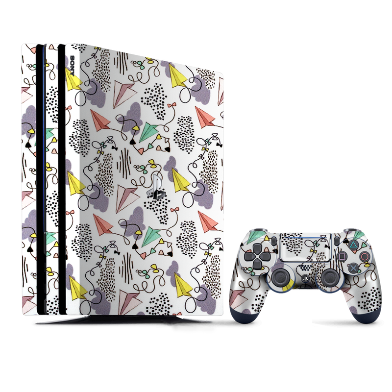 Airplane Doodles PlayStation 4 |PS4 Pro Skin