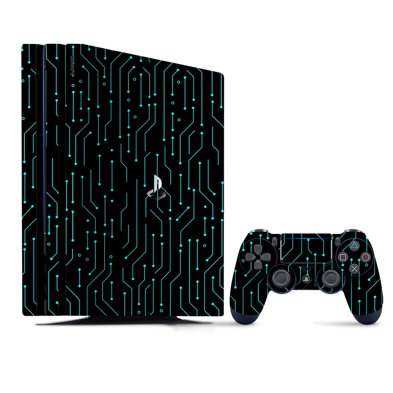 Circuit Line Pattern PlayStation 4 |PS4 Pro Skin