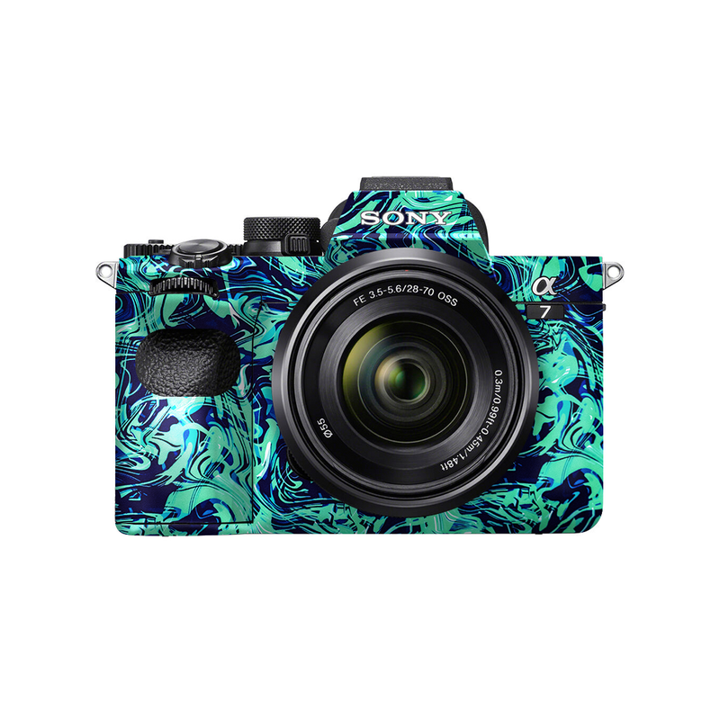 Green Marble Camera Skin