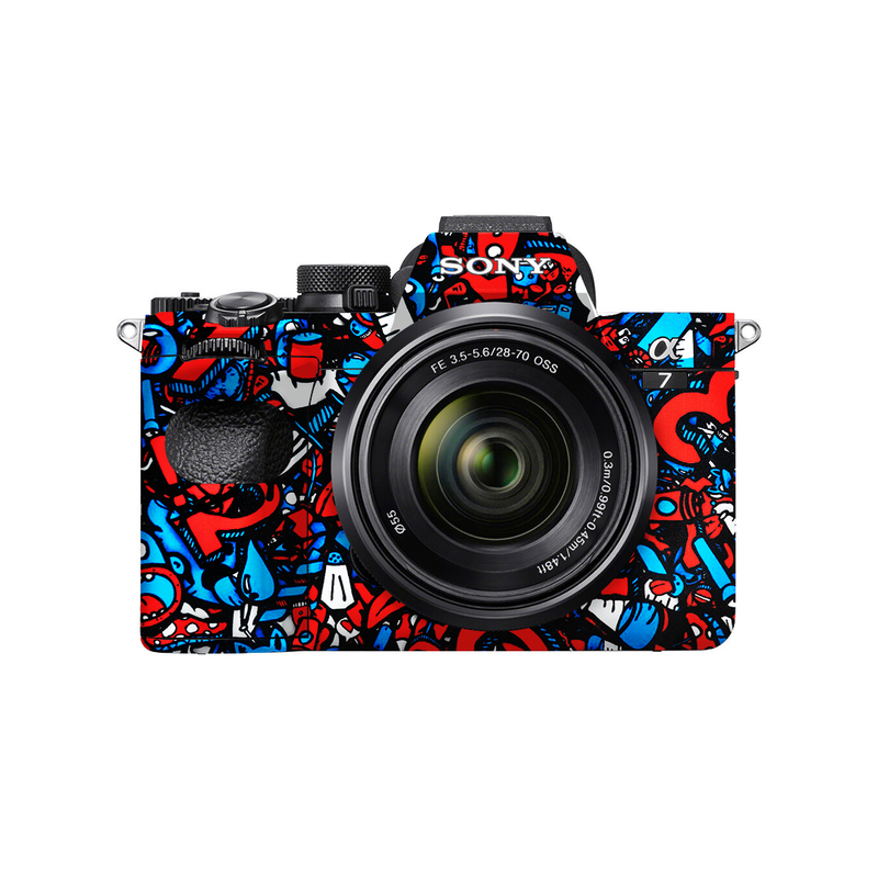 Cartoon Doodle Camera Skin