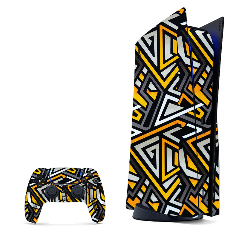 Triangle Pattern Playstation 5 Skin|PS5