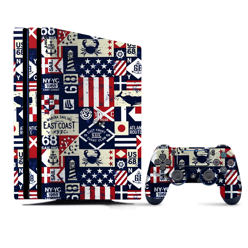 Abstract USA Flag PlayStation 4 |PS4 Pro Skin
