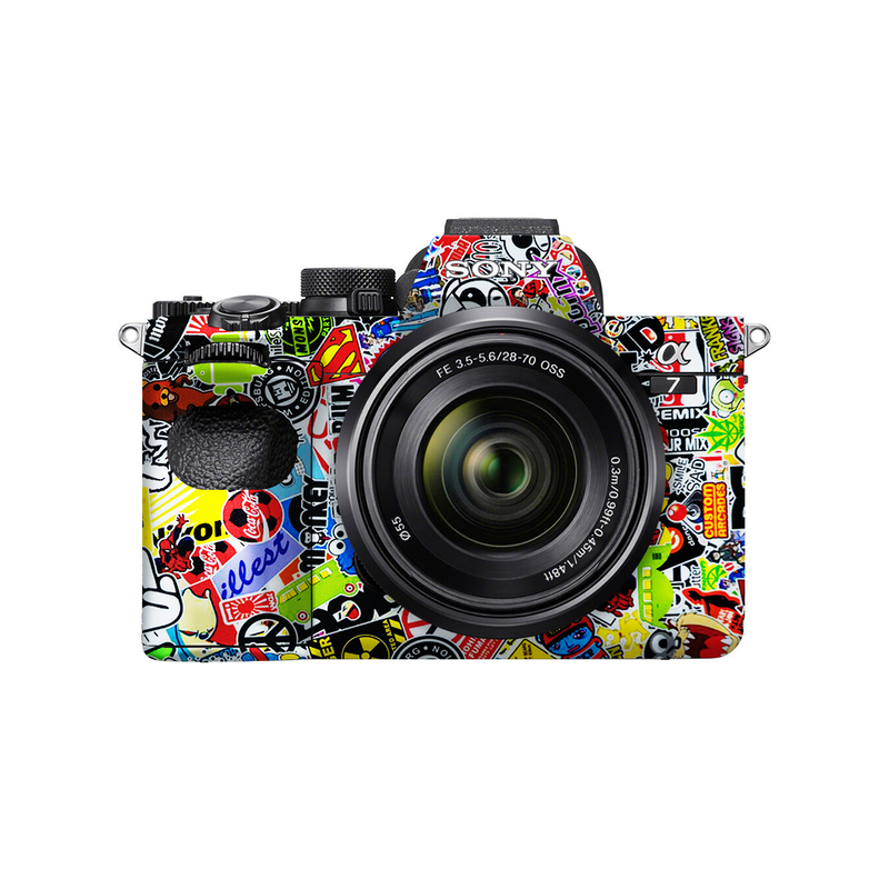 Abstract Cartoon Camera Skin