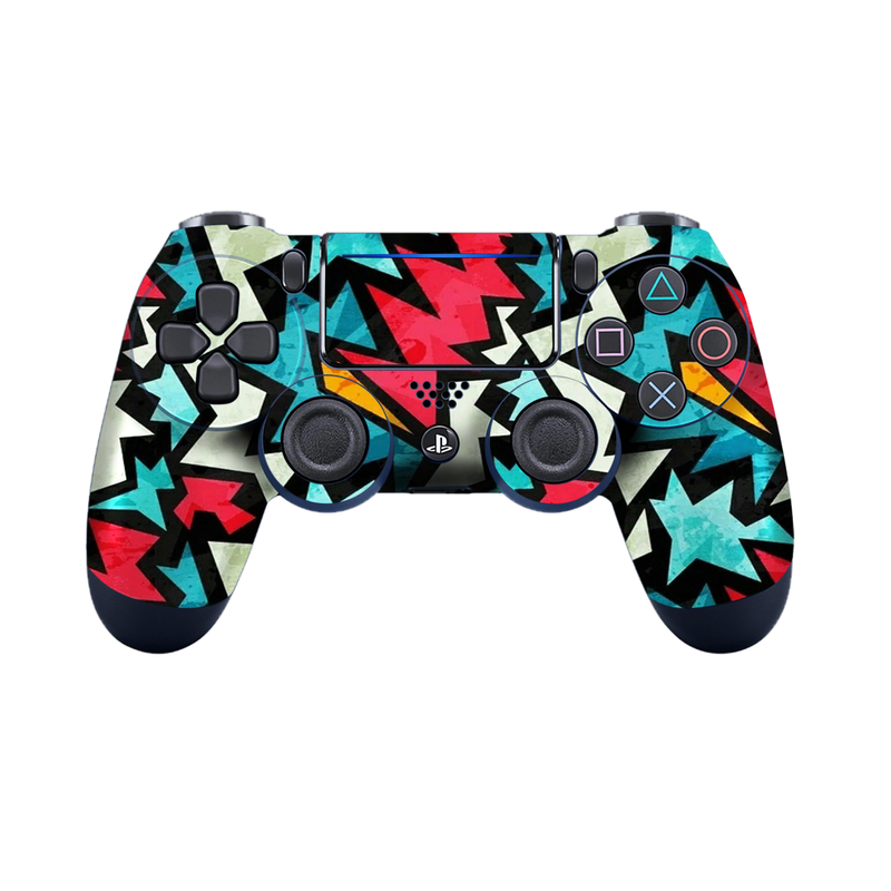 Abstract Graphic Pattern - Red Controller Skin