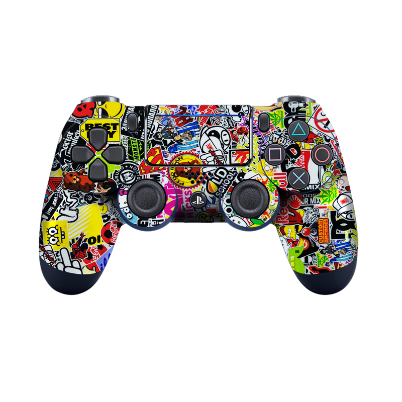 Jumbled Abstract Doodle Controller Skin