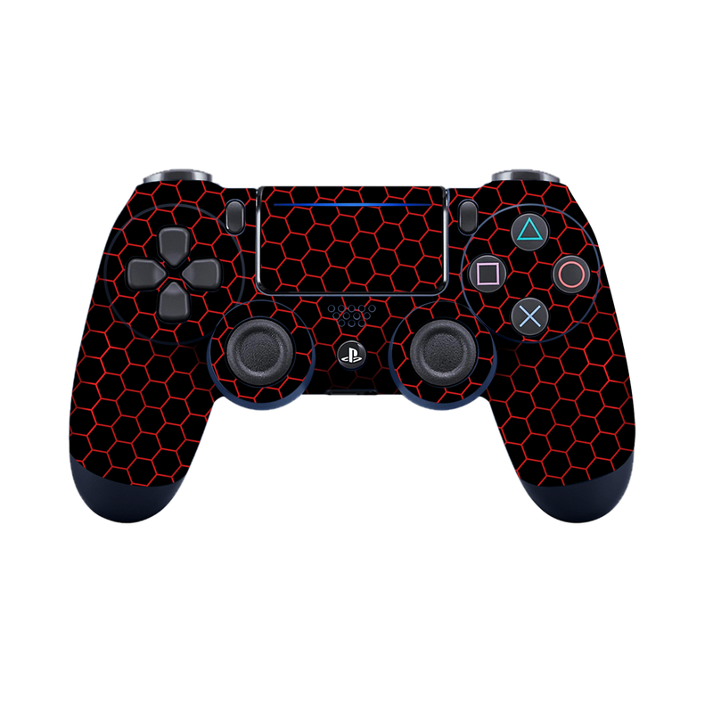 Red Honeycomb Controller Skin