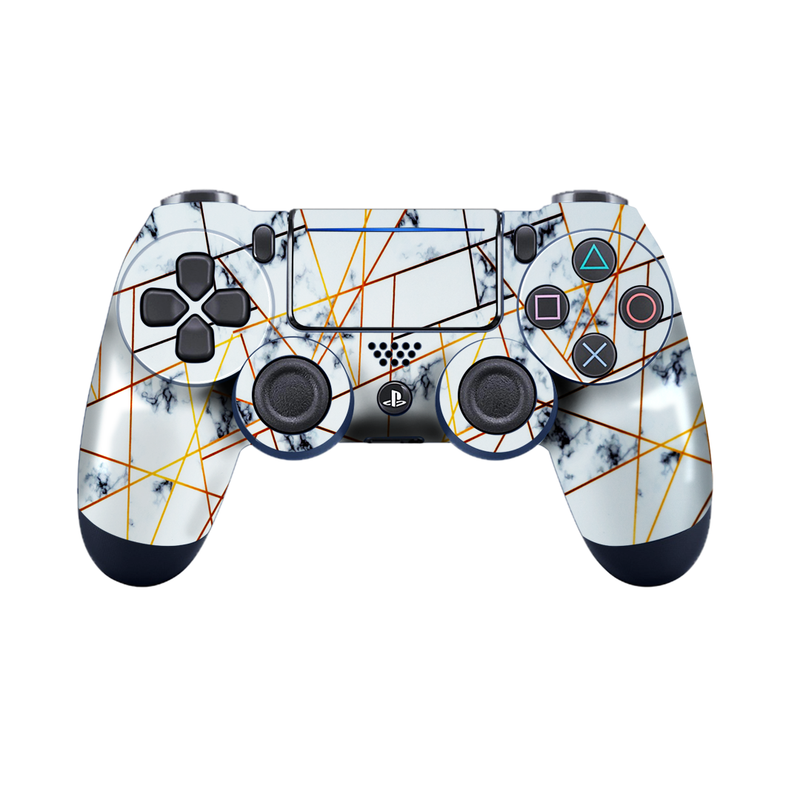 White Marble Pattern Controller Skin