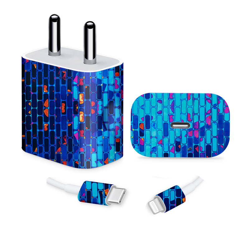 Combo Colorful Brick Wall Skins