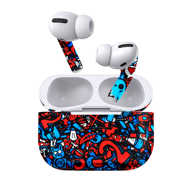 Doodle Abstract Earbuds skin