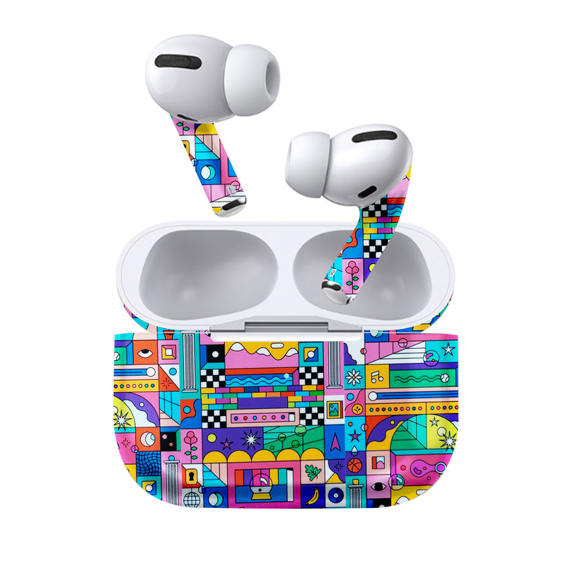 Doodle Fun Earbuds skin