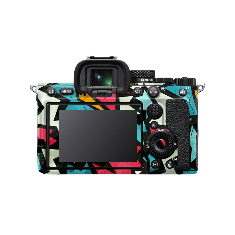 Pattern colorful Camera skin