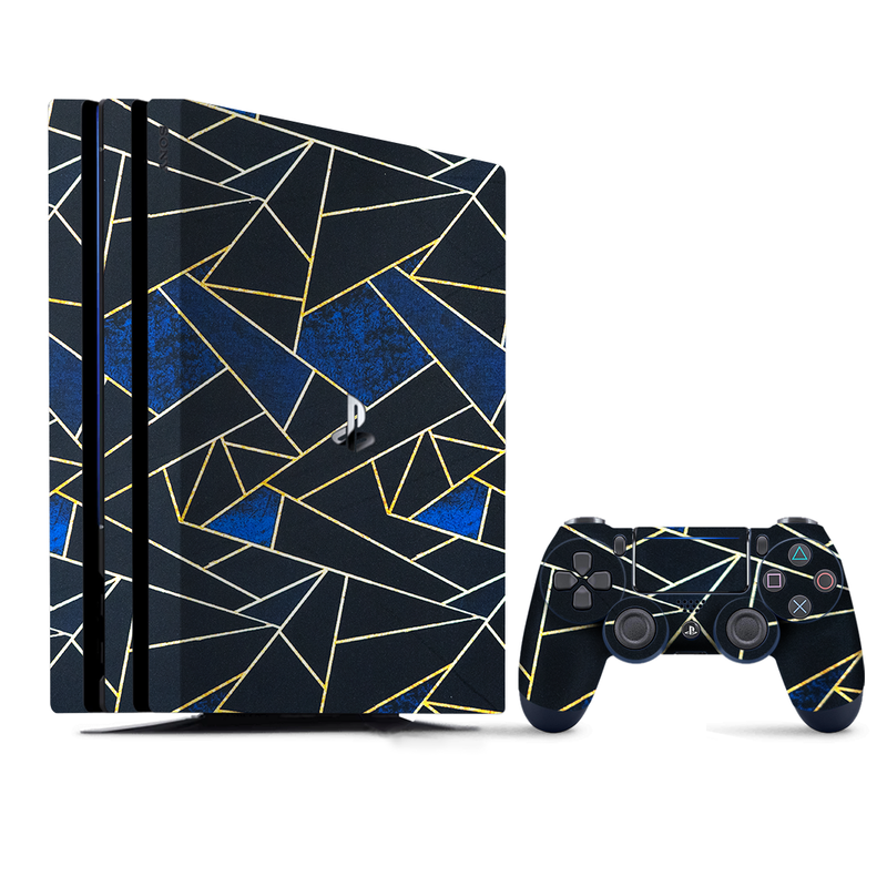Blue Marble Pattern PlayStation 4 |PS4 Pro Skin