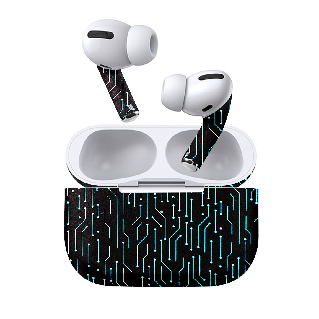 Pattern circuit Earbuds skin