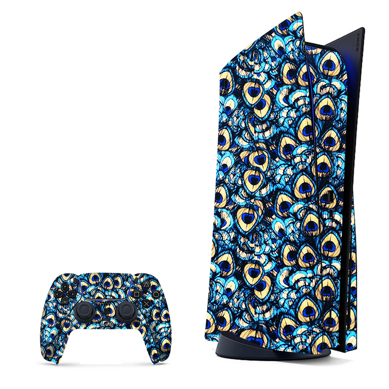 Peacock Wings Pattern Playstation 5 Skin|PS5