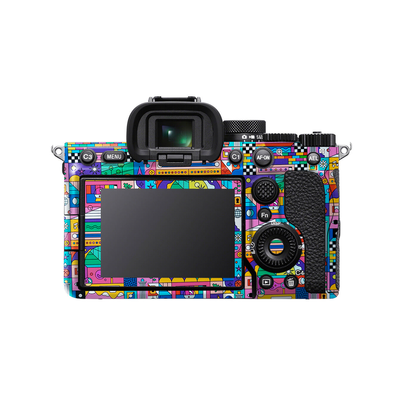 Pink Doodle Camera Skin