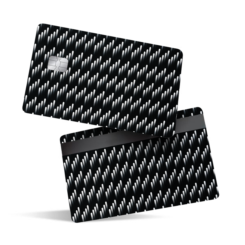 Rain Pattern Debit Card Skins & Credit Card Wrap