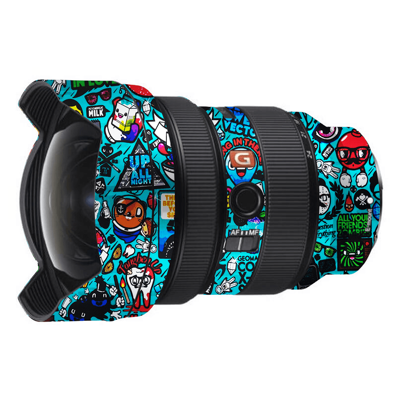 Cartoon Doodle Abstract Camera Lens Skin