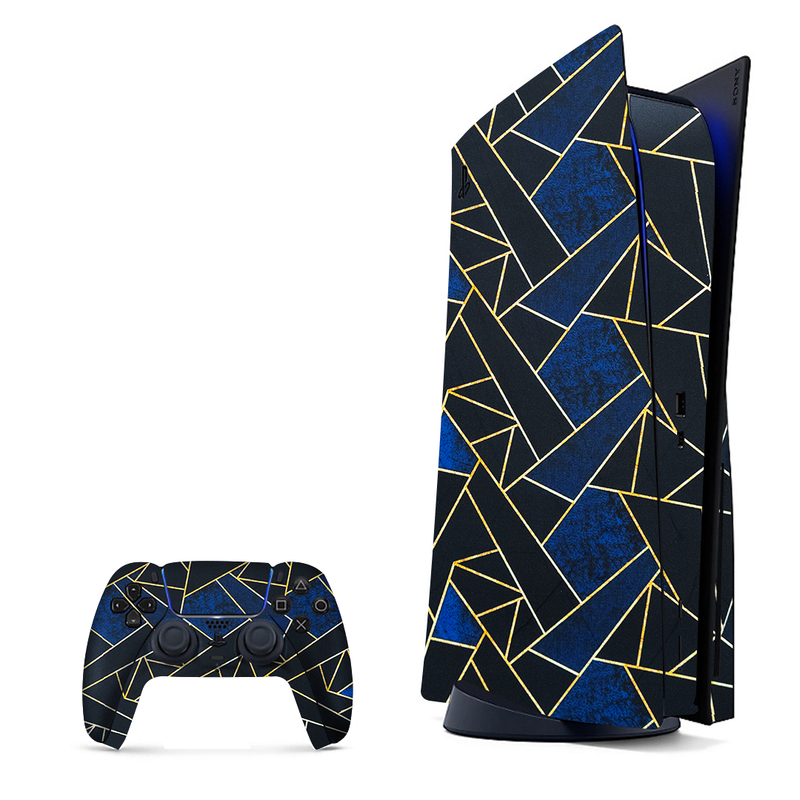 Blue Marble Pattern Playstation 5 Skin|PS5