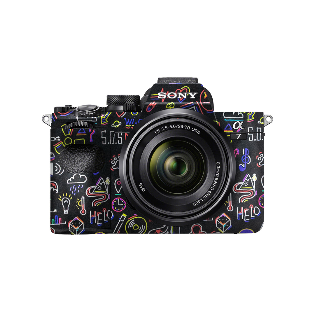 Math Abstract Design Camera Skin
