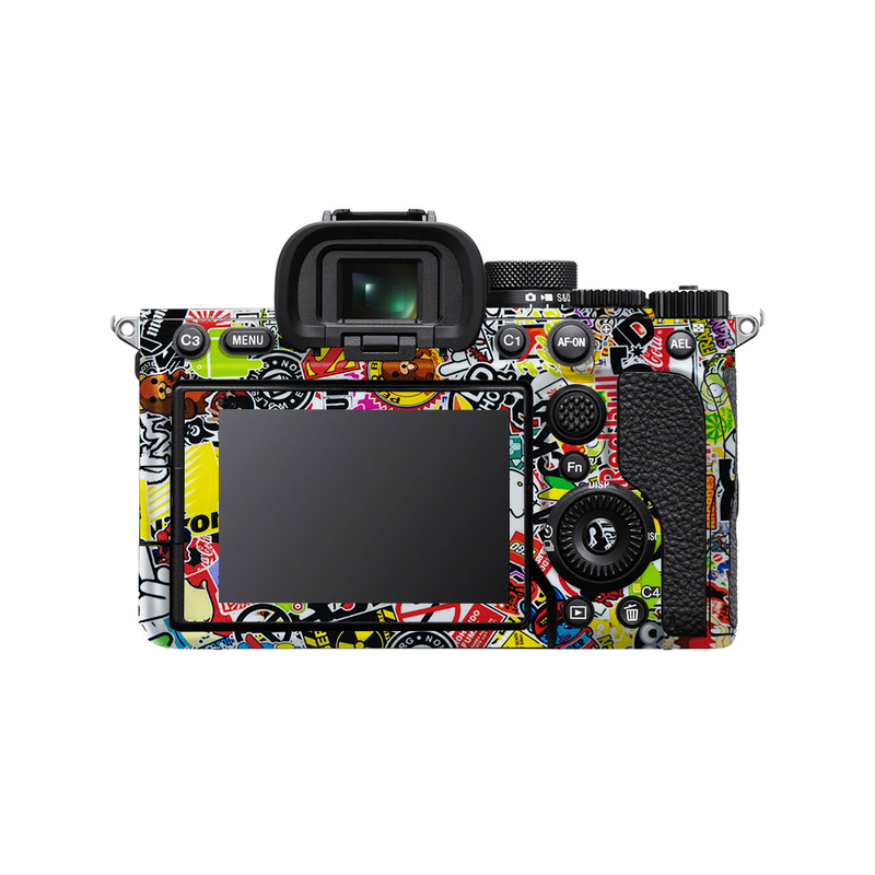 Abstract Cartoon Camera Skin