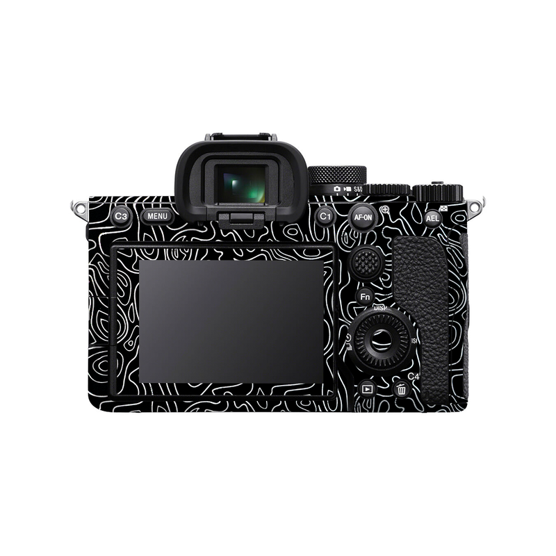 Black Doodle Camera Skin