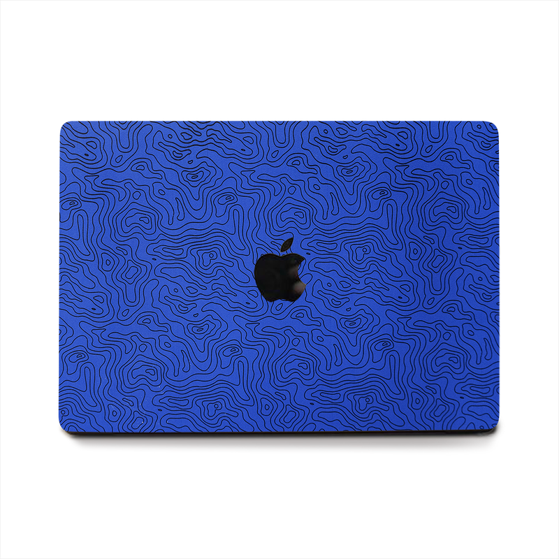 Blue Doodles Laptop Skin
