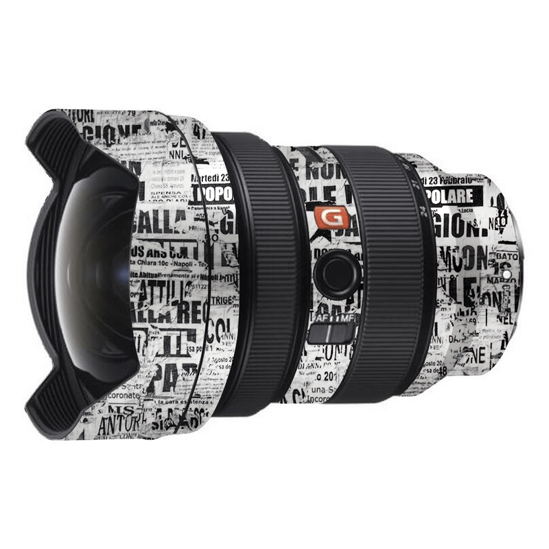 Typography Design Camera Lens Skin