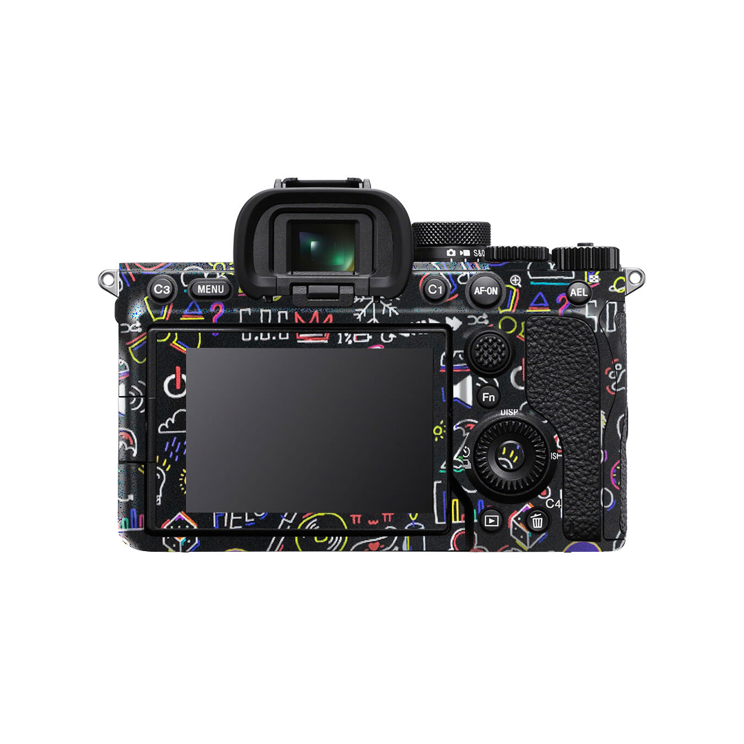 Math Abstract Design Camera Skin