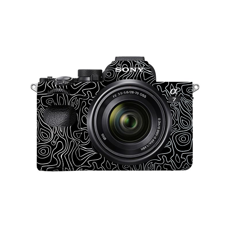 Black Doodle Camera Skin