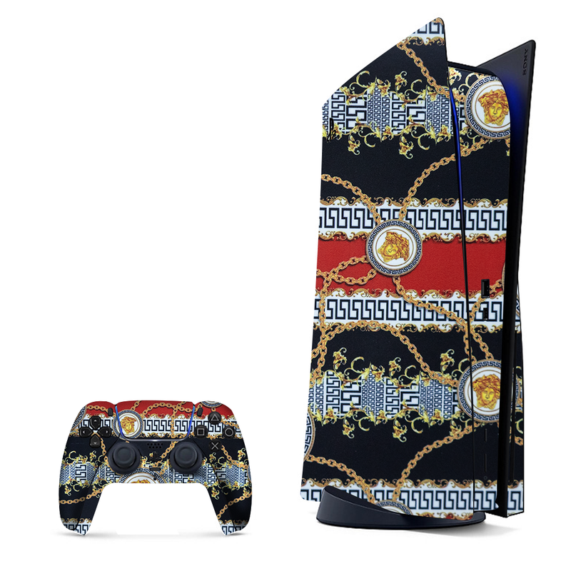 Versace Pattern Playstation 5 Skin|PS5