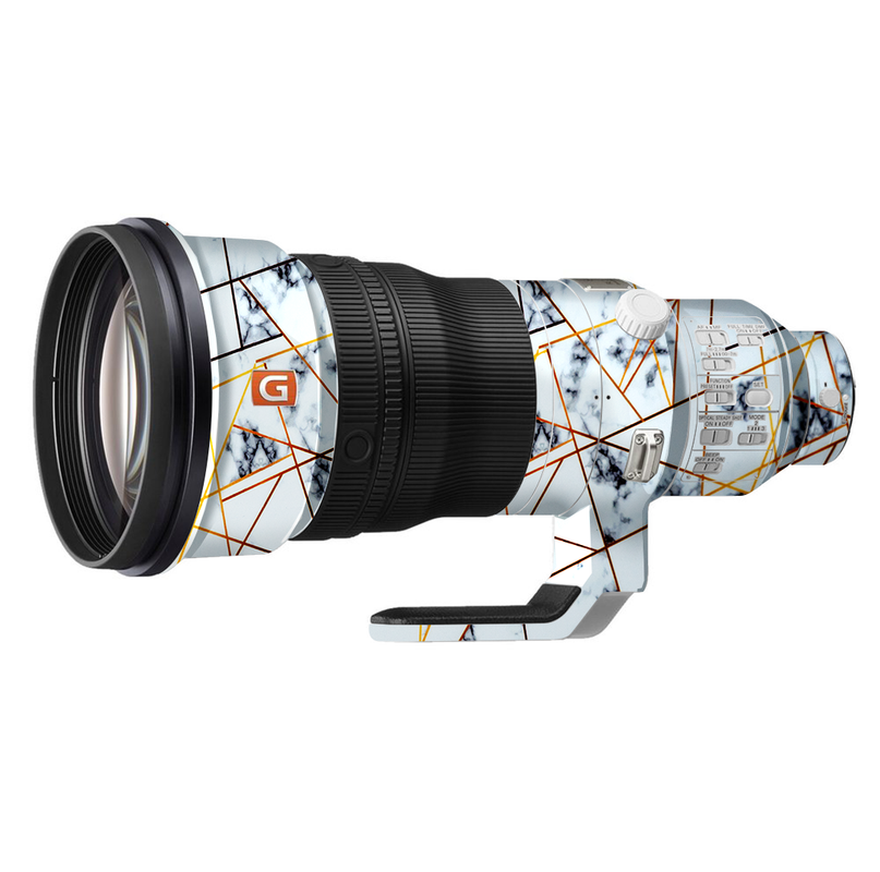 White Marble Pattern Camera Lens Skin