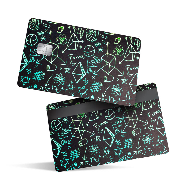 Abstract Math Debit Card Skins & Credit Card Wrap