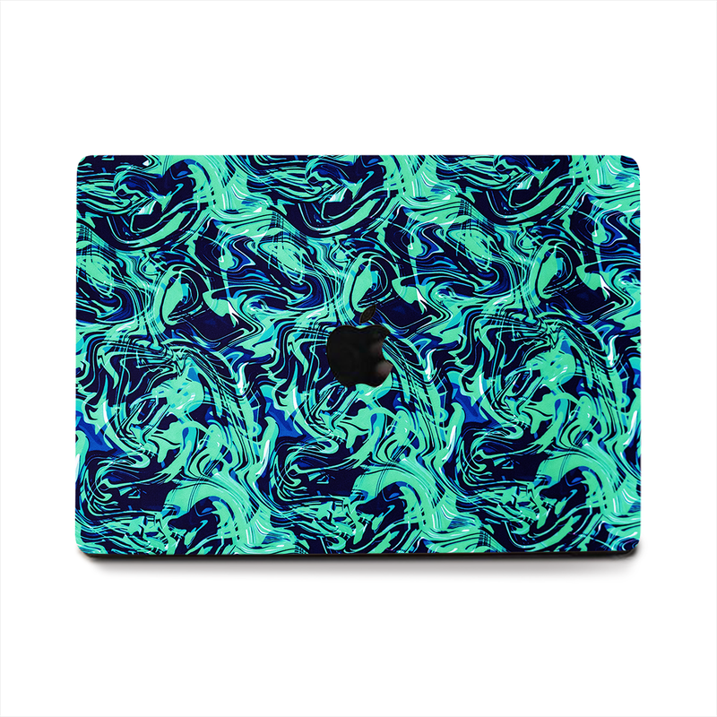 Green Marble Laptop Skin