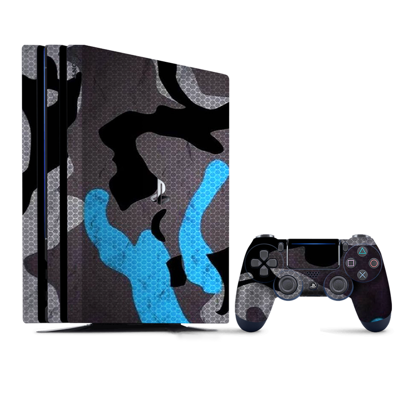 Blue Camouflage PlayStation 4 |PS4 Pro Skin