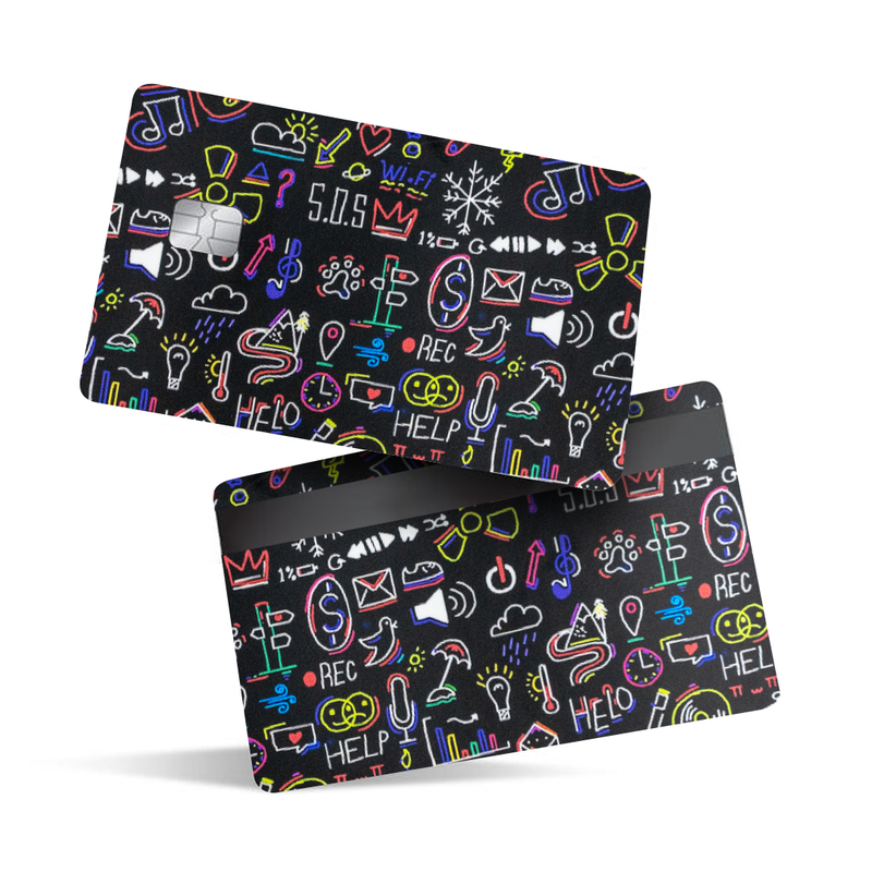 Math Abstract Debit Card Skins & Credit Card Wrap