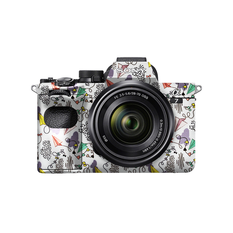 Airplane Doodle Camera Skin