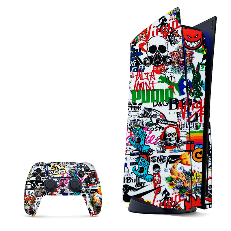 Abstract Brand Logo Playstation 5 Skin|PS5