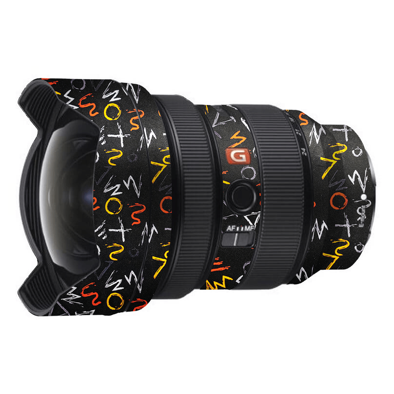 Scribble Pattern Camera Lens Skin