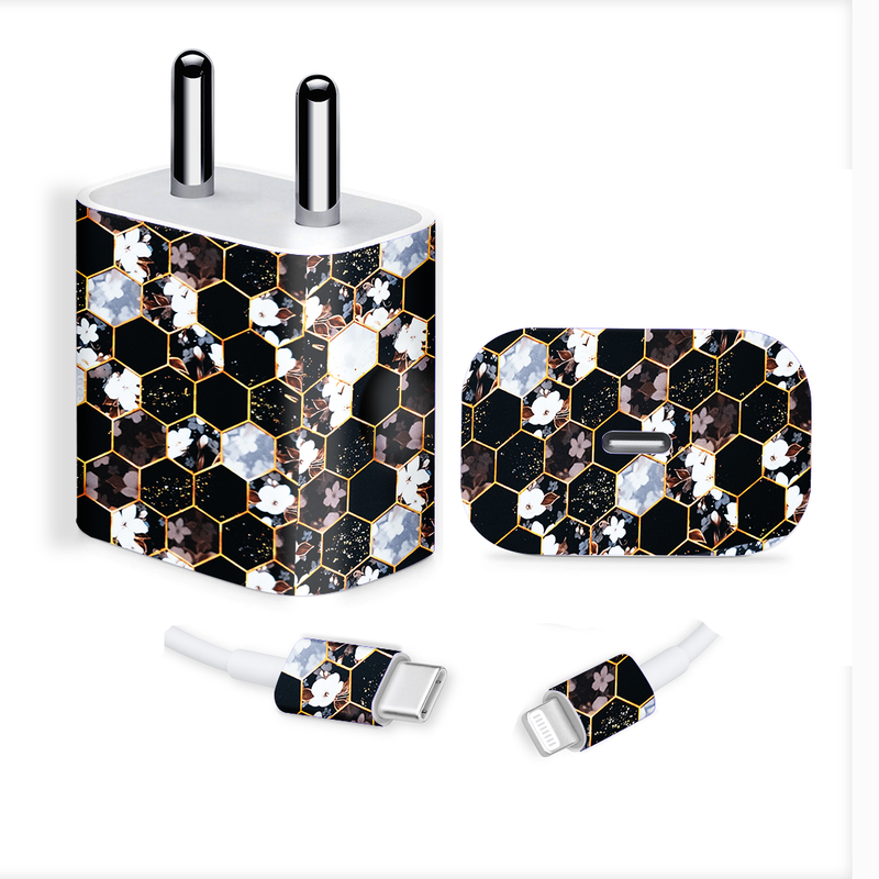 Honeycomb Flower Charger Skin